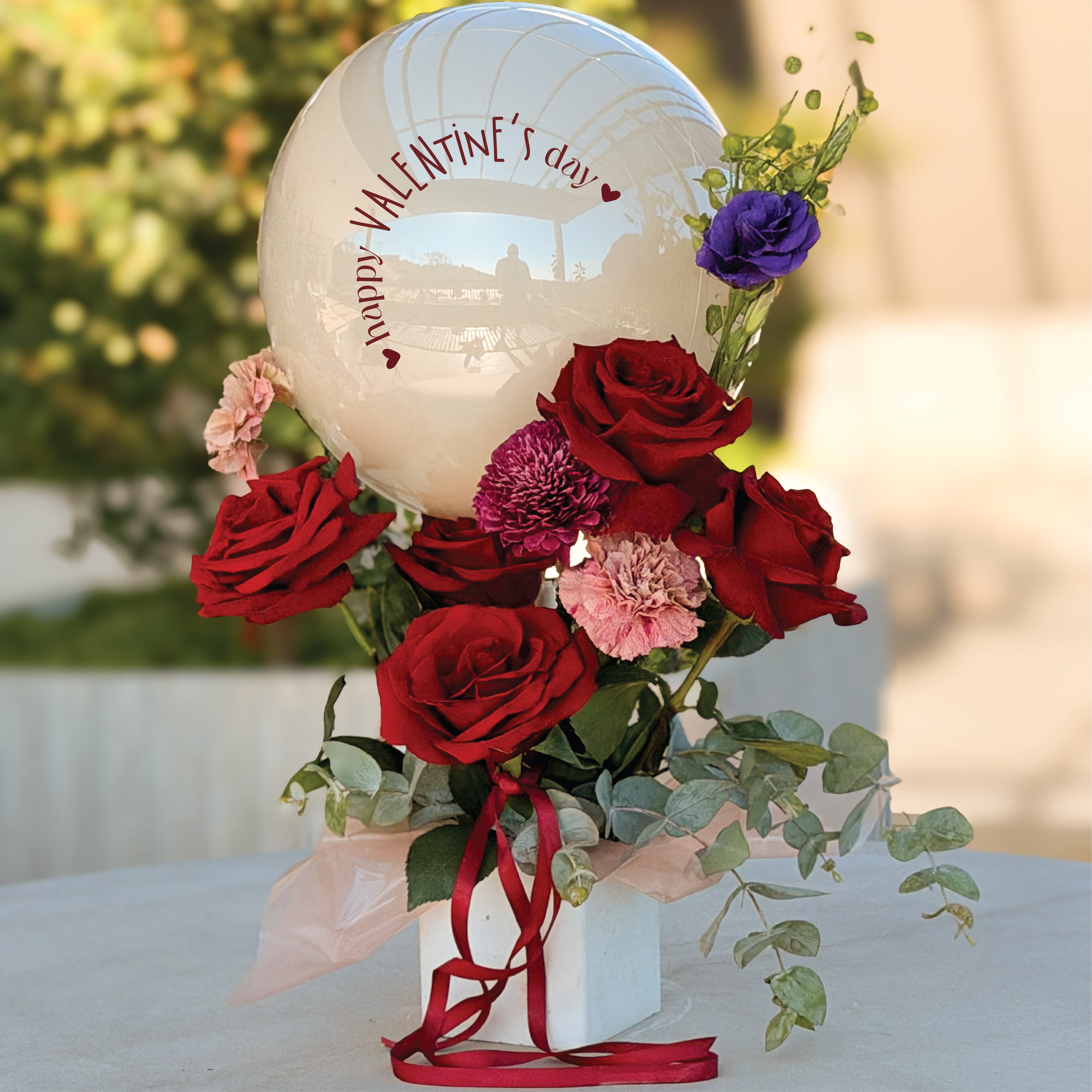 Arreglo de 6 Rosas Ecuatorianas